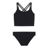 Kanu Surf Girls' Waverly UPF 50 Beach Sport Criss-Cross Tankini,
