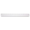 Westcott 15571 Clear Data Processing Magnifying Ruler, 12 Inch