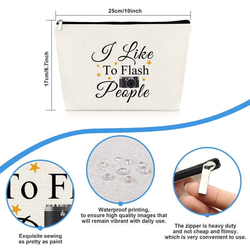 Photography Lover Gifts Photographer Makeup Bag Funny Gifts for Photography
