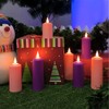 AVEKI Flickering Flameless Candles, Rechargeable Fake Candles with Remote Control