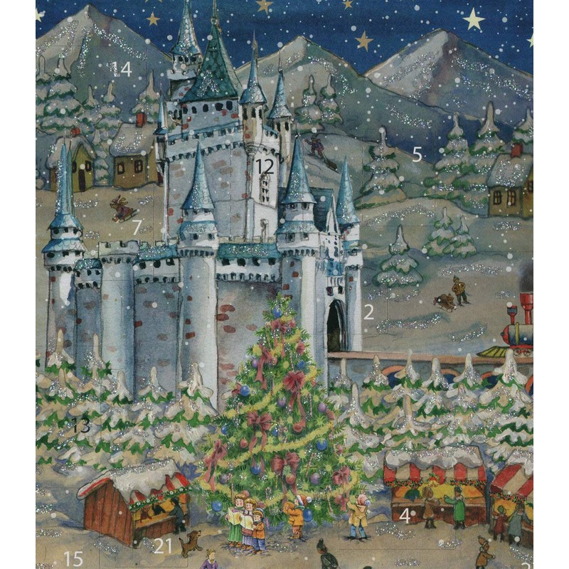 Richard Sellmer Verlag Advent Calendar Christmas market at the castle