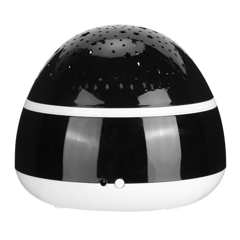 Star Pattern Projection Lamp Remote Control Ambient Rotating Colorful Night