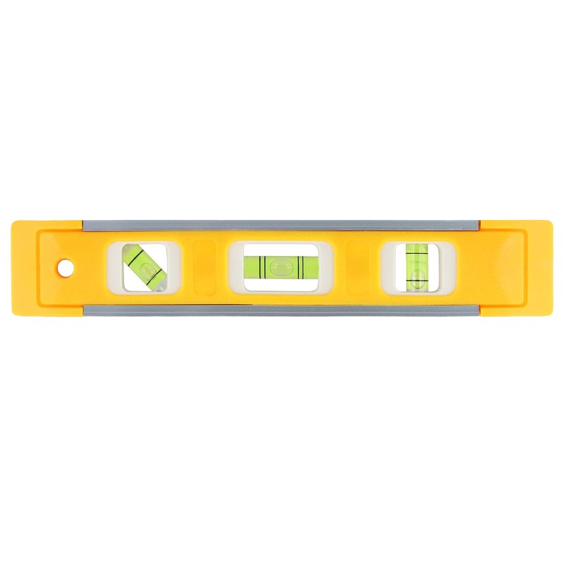 HAKZEON 14 PCS 9 Inch Yellow Magnetic Torpedo Level, Plastic