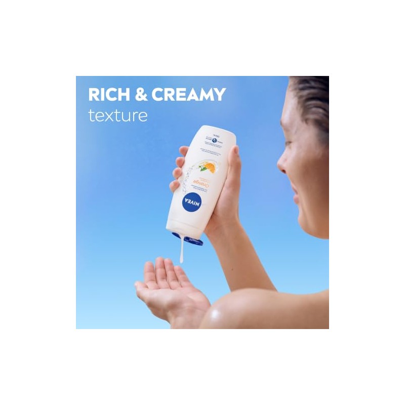 NIVEA Jabón Líquido Corporal Humectante Orange And Avocado Oil (400