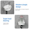 Small Bathroom Sink Wall Mount Bathroom Sink, No-Drill Installation Self-Adhesive