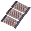 VKLSVAN 3pcs 40pcs 10CM Multicolor 40Pin Dupont Wire Jumper Breadboard