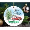 Quogue Ornaments Quogue NY New York Souvenirs Hometown Christmas Ornament
