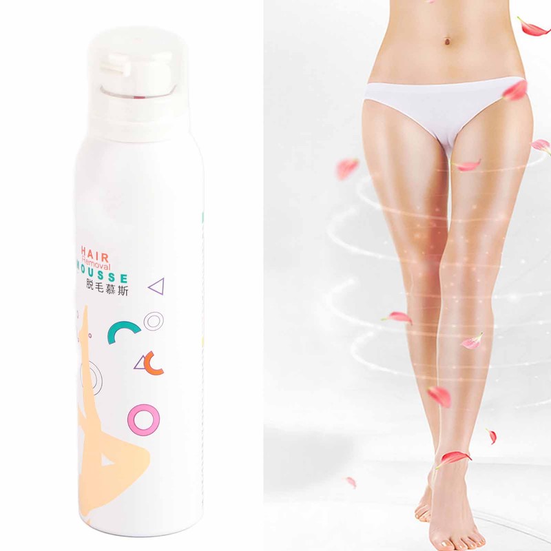 130ml Smooth Painless Hair Removal Foaming Cream Depilatory Spray for