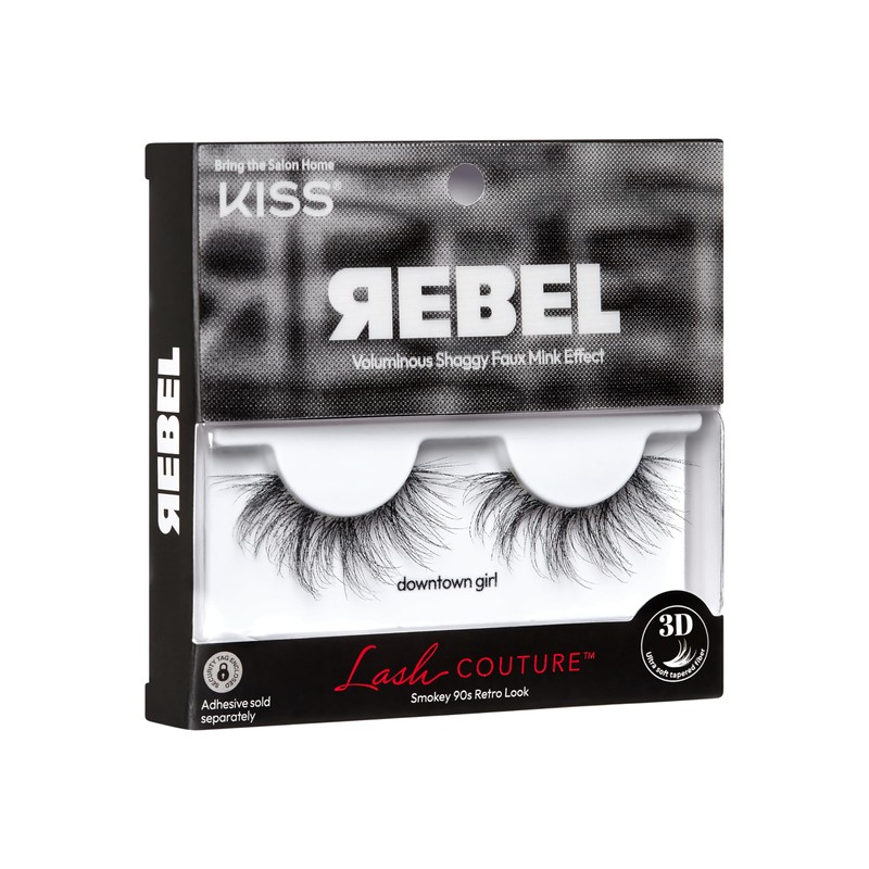 KISS Rebel, False Eyelashes, 'Downtown Girl', 14mm, Includes 1 Pair
