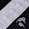 XUTONG 150PCS Curtain Hooks, Metal Drapery Rings and Plastic Hooks,