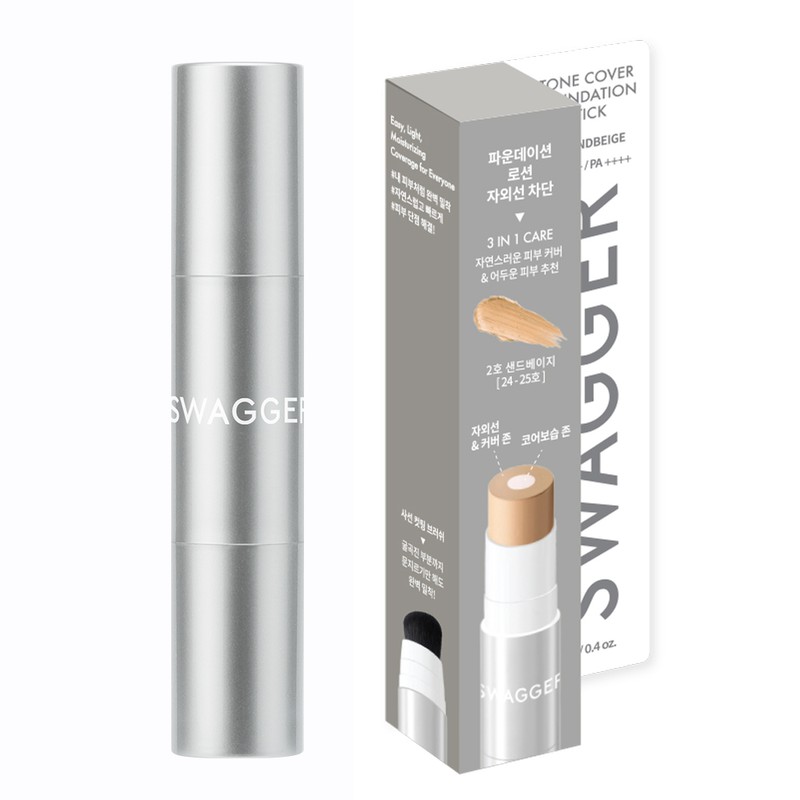 swagger Tone Cover Foundation Stick 12g - 02 Sand Beige