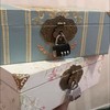 Padlock Latch Hasp Buckle Latch, Embossing Decorative Brass Hasp Clasp