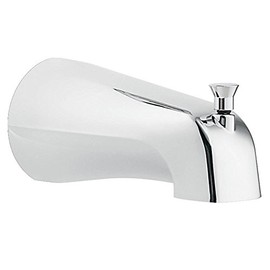 Moen 3800 Tub Spout with Diverter, Threaded IPS Connection, Chrome, 0.5