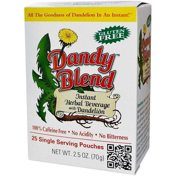 Dandy Blend Instant Herbal Beverage with Dandelion 25 Packets
