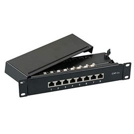 EFB-Elektronik Mini Patch Panel STP 8xRJ45 Cat.5e, 10 Inches
