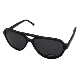 Tony Hawk Mens Black Plastic Aviator Sunglass Smoke Lens 2002 1