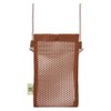 Marks MSH-PO10 Smartphone Shoulder Pouch, Mesh Collection, Braun
