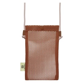 Marks MSH-PO10 Smartphone Shoulder Pouch, Mesh Collection, Braun