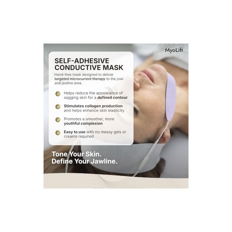 myolift™ Jowl Mask: Microcurrent Technology for Perfect Jawline| Reduces Aging