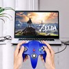 2 Pack USB N64 Controller, Wired PC Gamepad [3D Analog