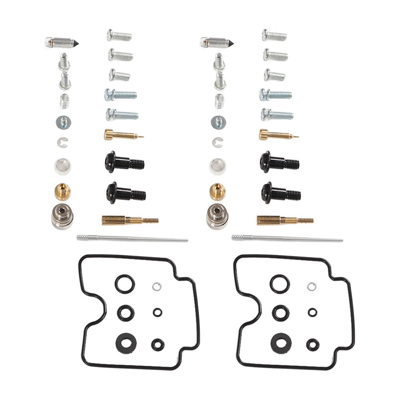 Motorcycle Carburetor Rebuild Kit with Gasket Spring Replacement for V