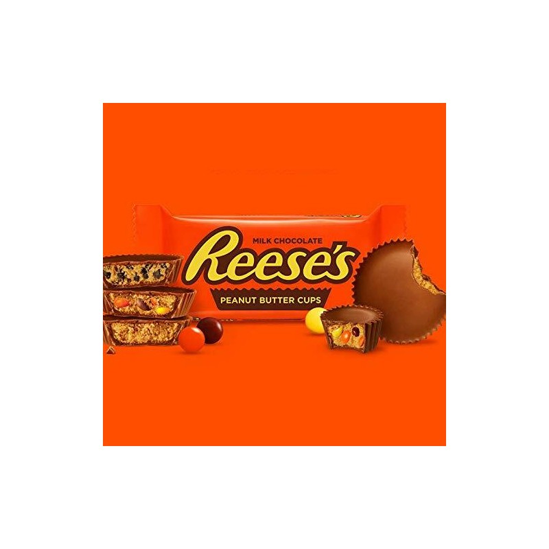 Reese's Peanut Butter Cups Chocolate Bulk Candy 1.5 Oz Packages