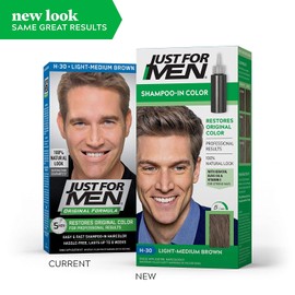 JUST FOR MEN Hair Color Light-Medium Brown H30 1 Each (Pack of 9)