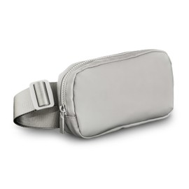 Everywhere Belt Bag, Crossbody Fanny Pack for Women, Men, Fashion, Waterproof, Nylon (Gray)