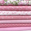 7Pcs 20" x 20" Cotton Fabric DIY Making Supplies Quilting