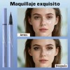 Set De 8 Psc Mascara Polvo Lápiz Labial Eyeliner Concealer