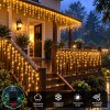 MARKO - Luces Led Navidad Cascada Wondaz 10m 500 Blanco