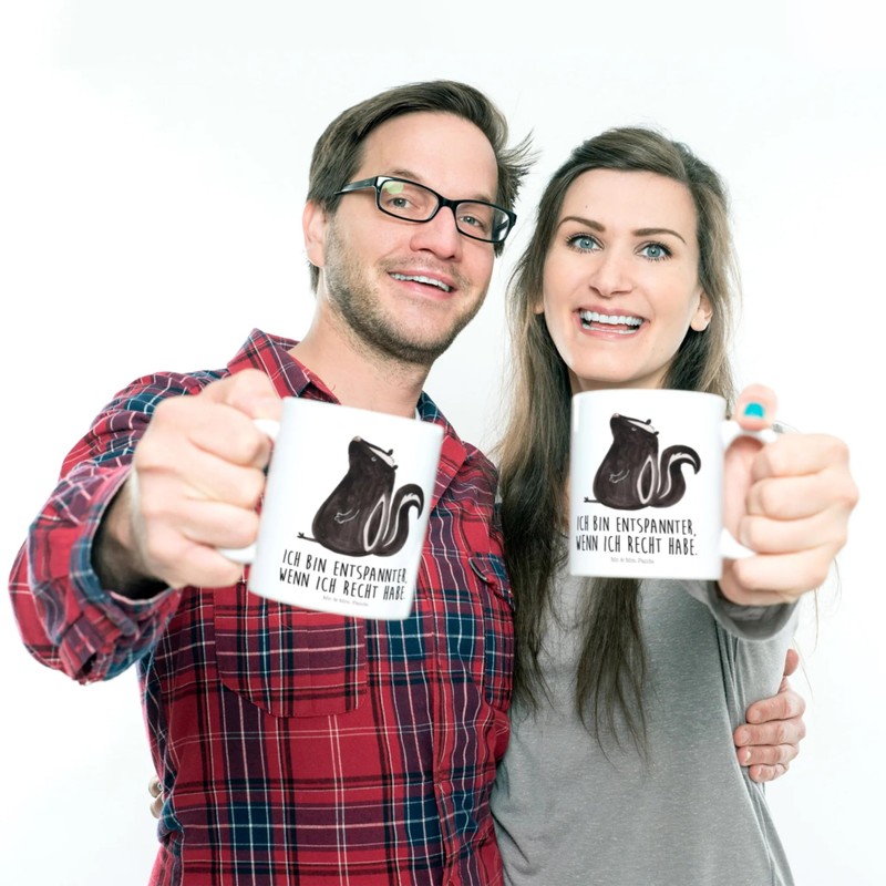 Mr. & Mrs. Panda Children's Cup Skunk Sitting - Gift,