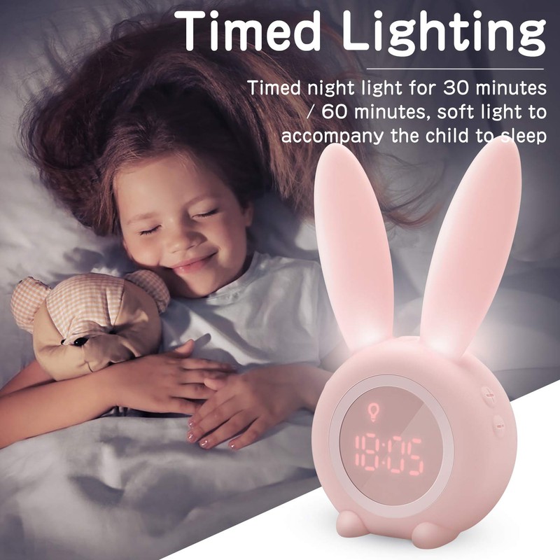 Homealexa Kids Alarm Clock, Girls and Boys Alarm Clock Digital