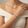 HXNIBATSAR Stainless Steel Gold & Silver Jewelry Set ， Snake