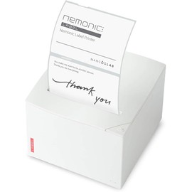 MANGOSLAB Nemonic Label Printer | Inkless Bluetooth Thermal Label Printer for Small Business | Durable Shipping Label Maker & Portable Wireless