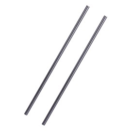 VILLCASE 2 x Graphite Crucible Stirrers Graphite Stirring Rod Melting Casting Refining Gold Silver Copper Rod for Jewelry Casting Lab Experiment Gray (Φ8-300mm)