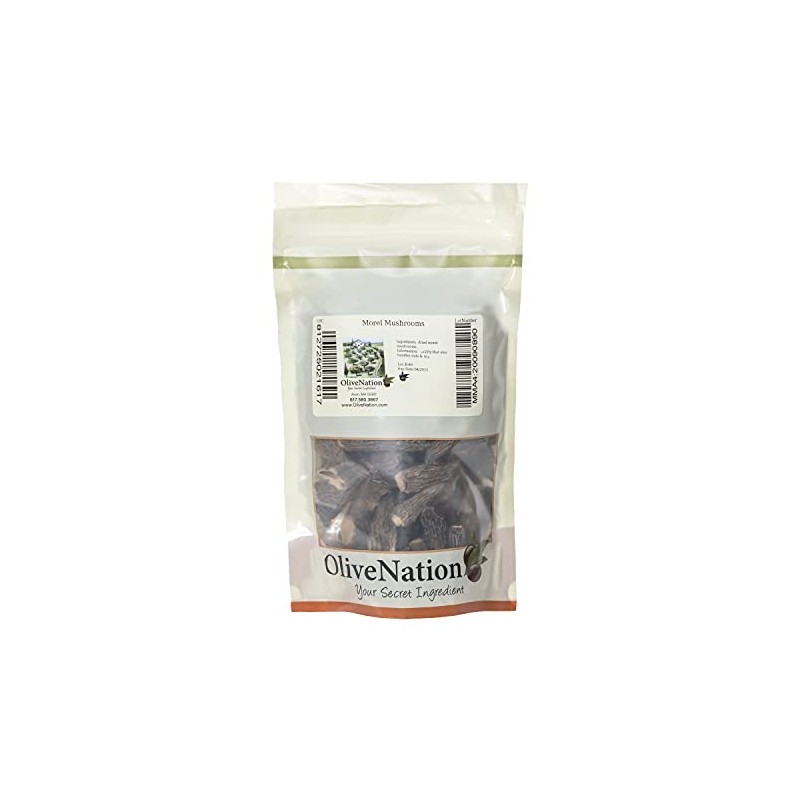OliveNation Morel Mushrooms, Dried Morchella Conica - 1 ounce