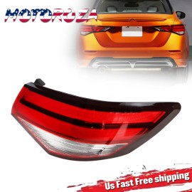 motoroza Right Tail Light Lamp For 2020-2023 Nissan Sentra Brake Outer Rear Stop Taillamp