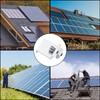 Solar Panel Bracket End Clamps, Photovoltaic Solar Panels Edge Clamp