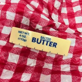 Salted Butter French Barrette Hair Clip – Fun Food-Shaped Hair Accessory with Secure Metal Clasp, Lightweight & Durable, Ideal for Foodies & Quirky Style Lovers