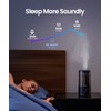 ROSEKM Humidifiers for Bedroom, 2.0L Cool Mist Humidifier for Home