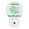 Uanvaha Funny Frog Night Light Every Journey Begins with a