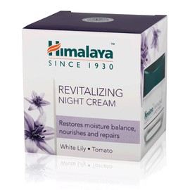 Himalaya Herbals Revitalizing Night Cream to Boosts Skin Oxygen, Removes Dullness, Dark Spots, Uneven Skin Tone, Replenishes Skin Moisture Overnight, Non-Oily Face Cream - 50g (1er Pack)
