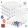 Menkxi 120 Pcs Plastic Easter Eggs with Clear Cartons for