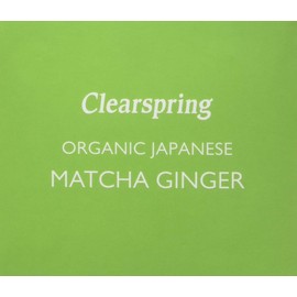 Clearspring Organic Japanese Matcha Ginger, Green Teabags, Pack of 4, 0.316 kg