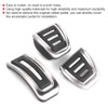3Pcs Set Anti Skid Accelerator Brake Pedal Pads Kit Car