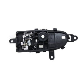 For Nissan Altima 2007-2013 Interior Door Handle Driver and Passenger Side Pair | Front Or Rear | Chrome Lever With Black Bezel | With Door Lock Button | NI1352132, NI1353132 | 80671JA00A, 80670JA00A