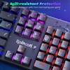 Redragon Mechanical Gaming Keyboard Wired, 11 Programmable Backlit Modes, Hot-Swappable