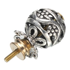 uxcell Teapot Button Lid Knobs Tea Kettle Pot Cover Handle Knobs Lid Top Replacement for Teapot Teakettle Ceramic Pot Accessories Supplies, Silver