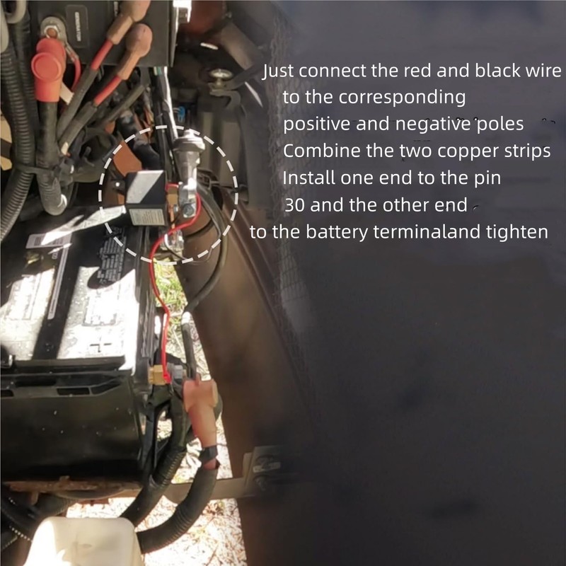 Bluetooth Battery Kill Switch Kit 12V 250A Battery Disconnect Switch